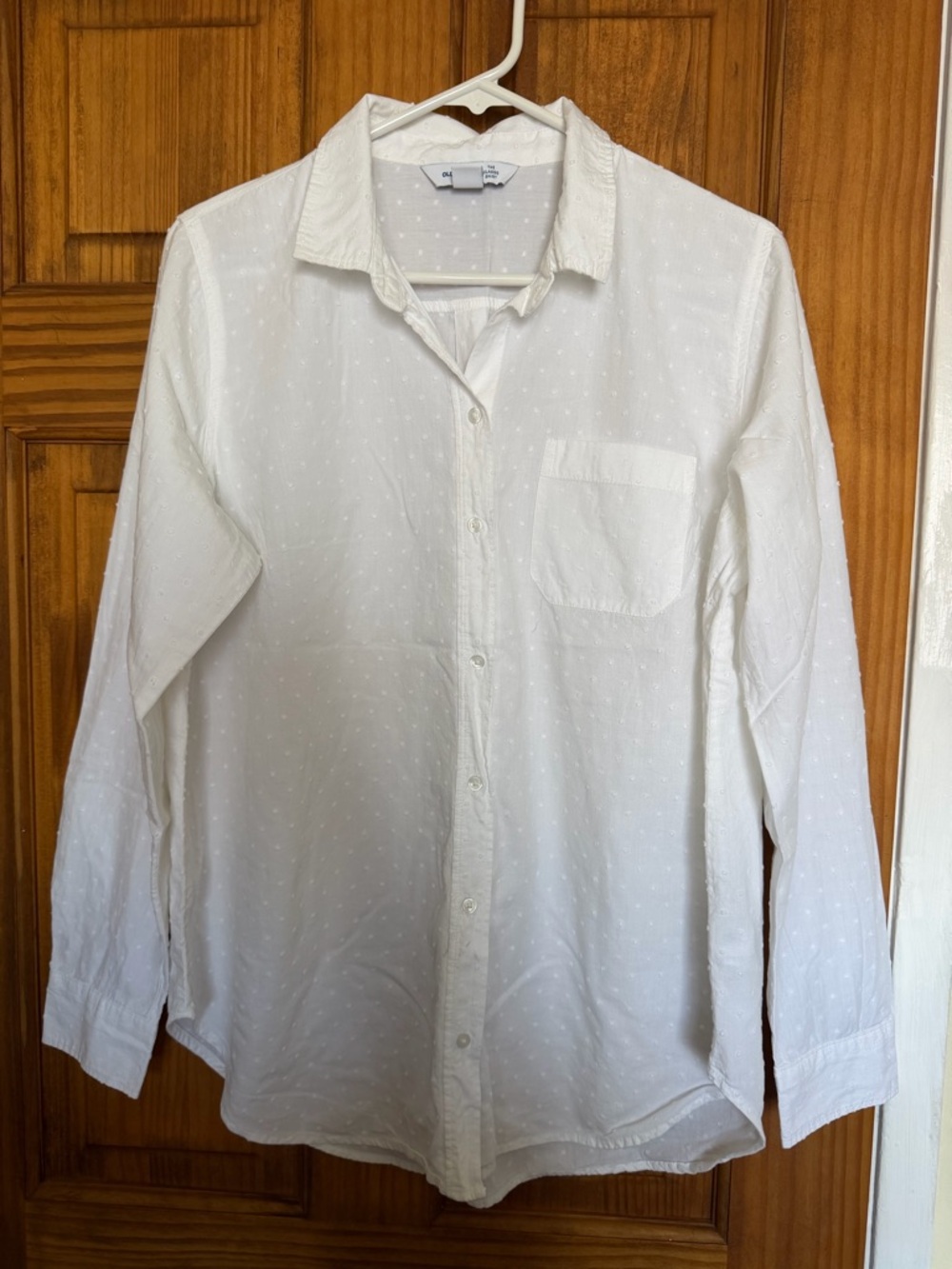 Old Navy”Calla Lily” women’s Button-down  Shirt